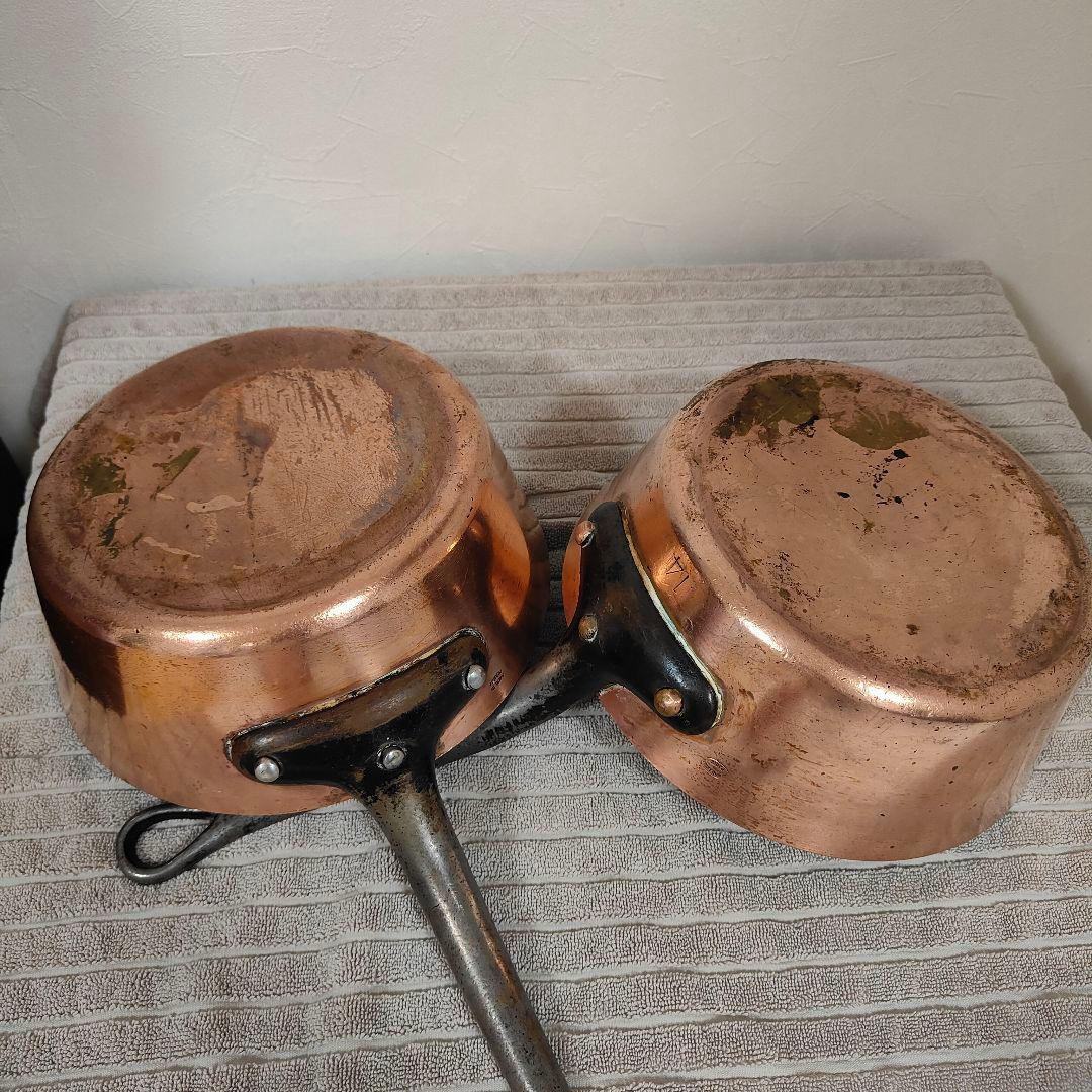 銅鍋フランス製　ソトゥーズ　セット売り