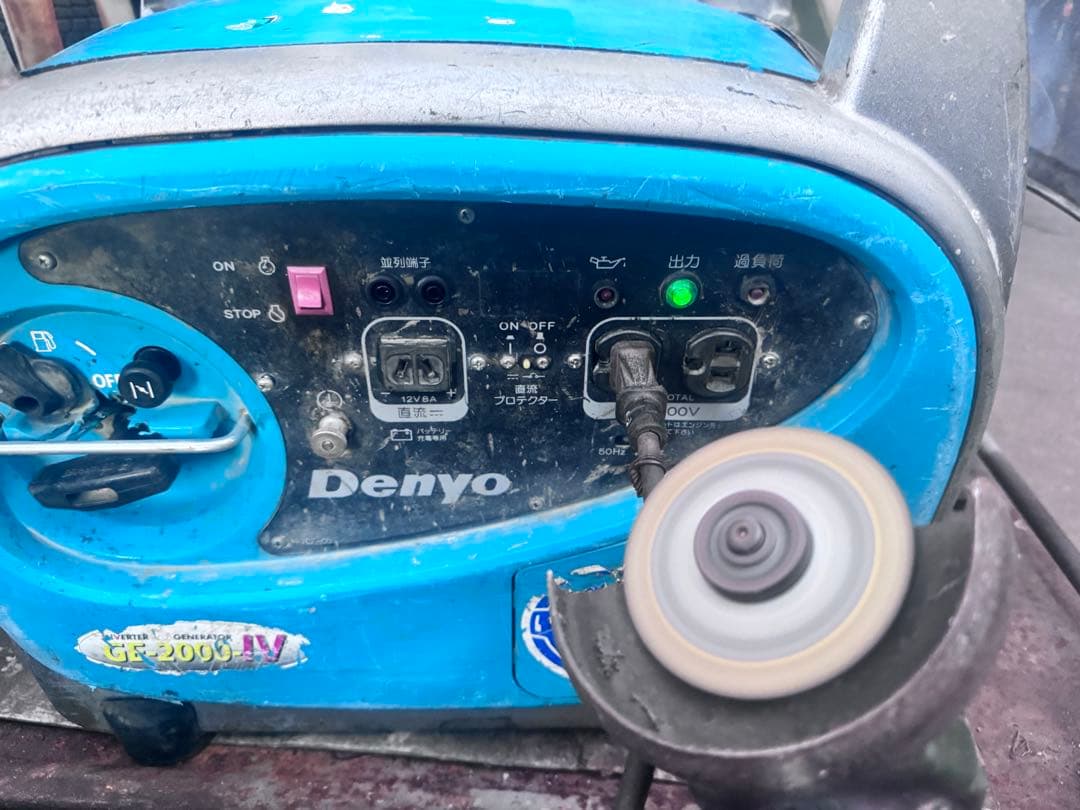w*4様 Denyo GE-2000IV 発電機 キャンプ 建設機械 デンヨー
