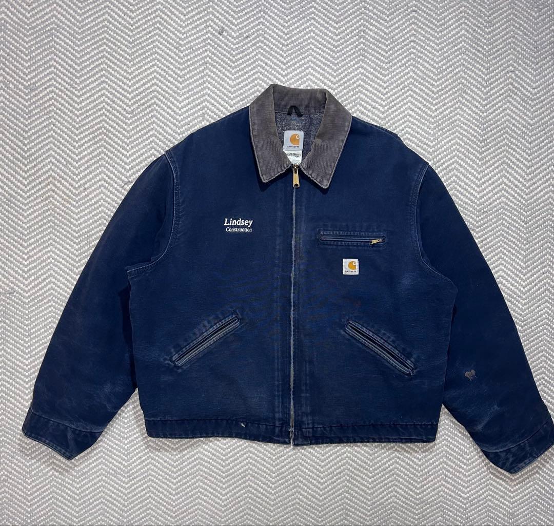 USA製Carhartt デトロイトジャケット J01 DNY 50 XL