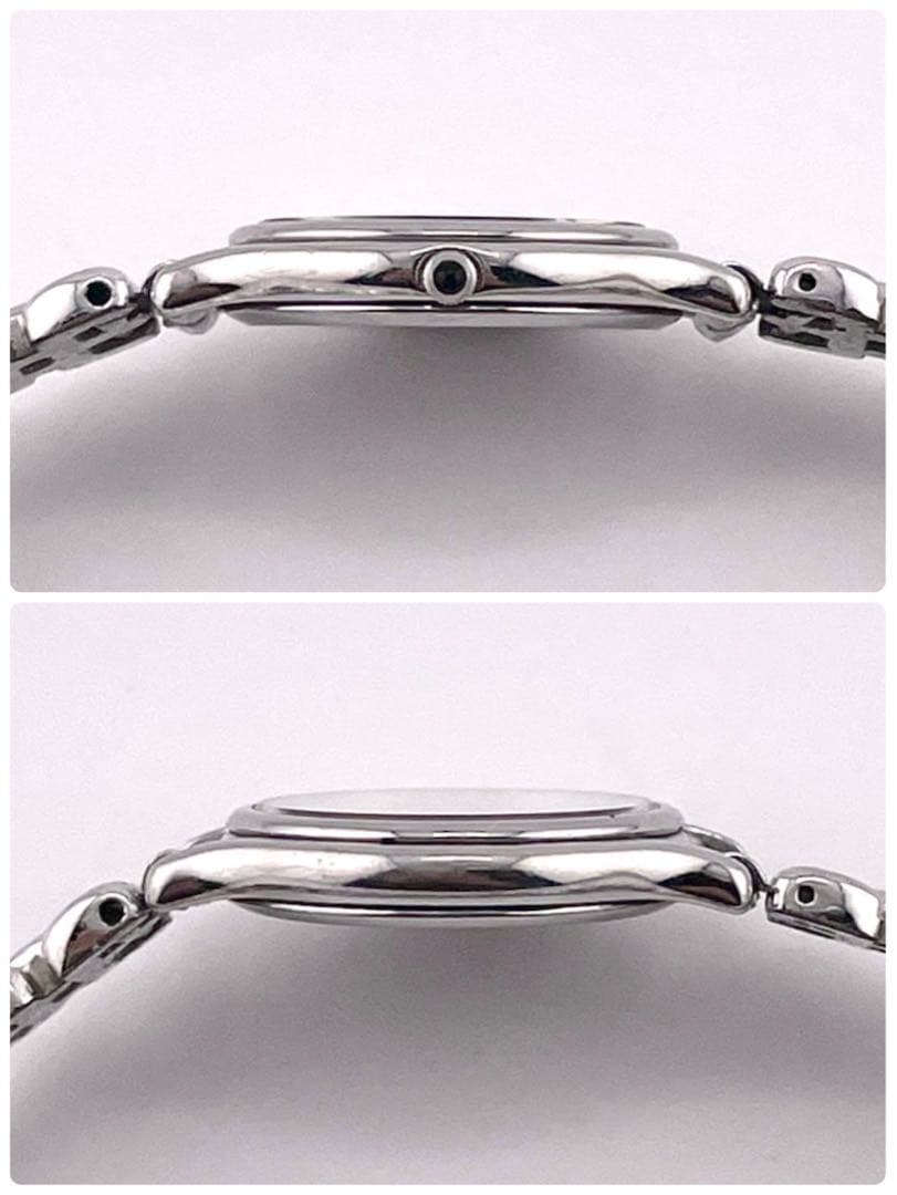 【稼働】SEIKO CREDOR 腕時計 ゴールド　シルバー 新品電池