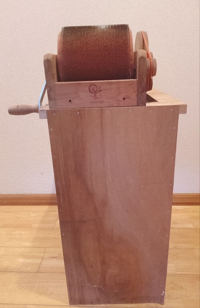 アシュフォード社 ドラムカーダー 塵取り受け付きカスタムスタンド