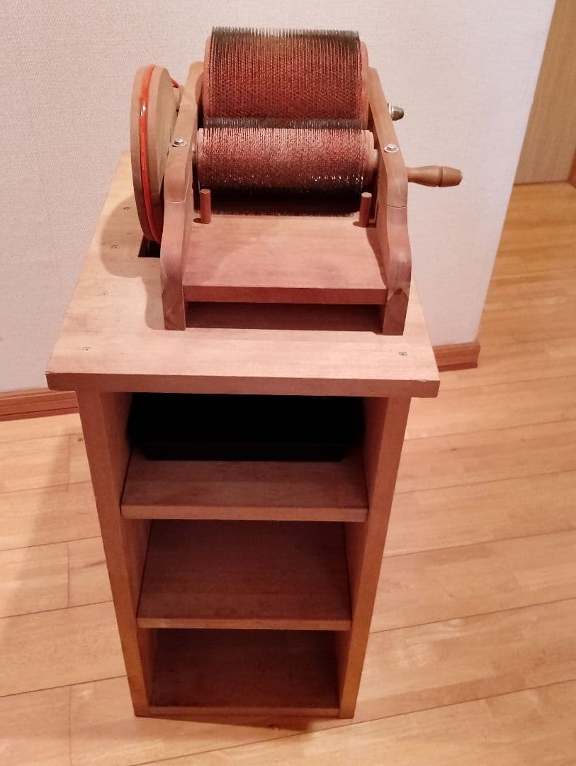 アシュフォード社 ドラムカーダー 塵取り受け付きカスタムスタンド