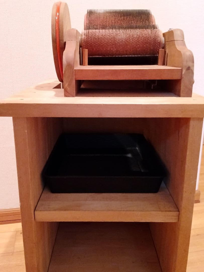 アシュフォード社 ドラムカーダー 塵取り受け付きカスタムスタンド