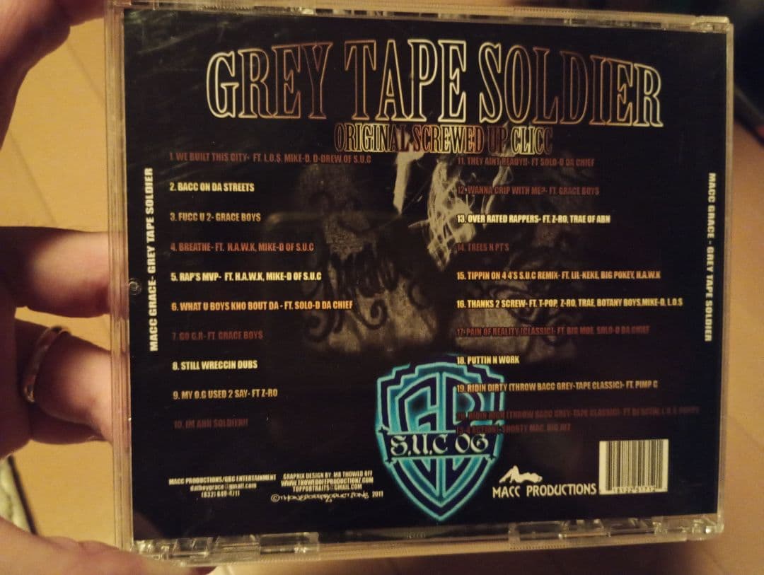 洋楽 MACC GRACE aka dat boy grace