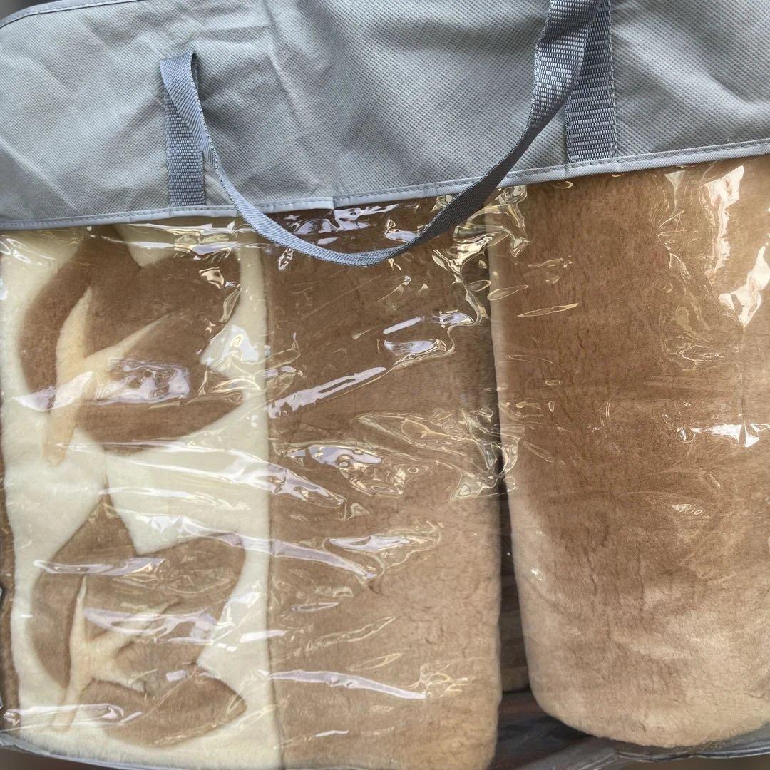 「新品」最高級 ムートンシーツ シングル100cm x 200cm