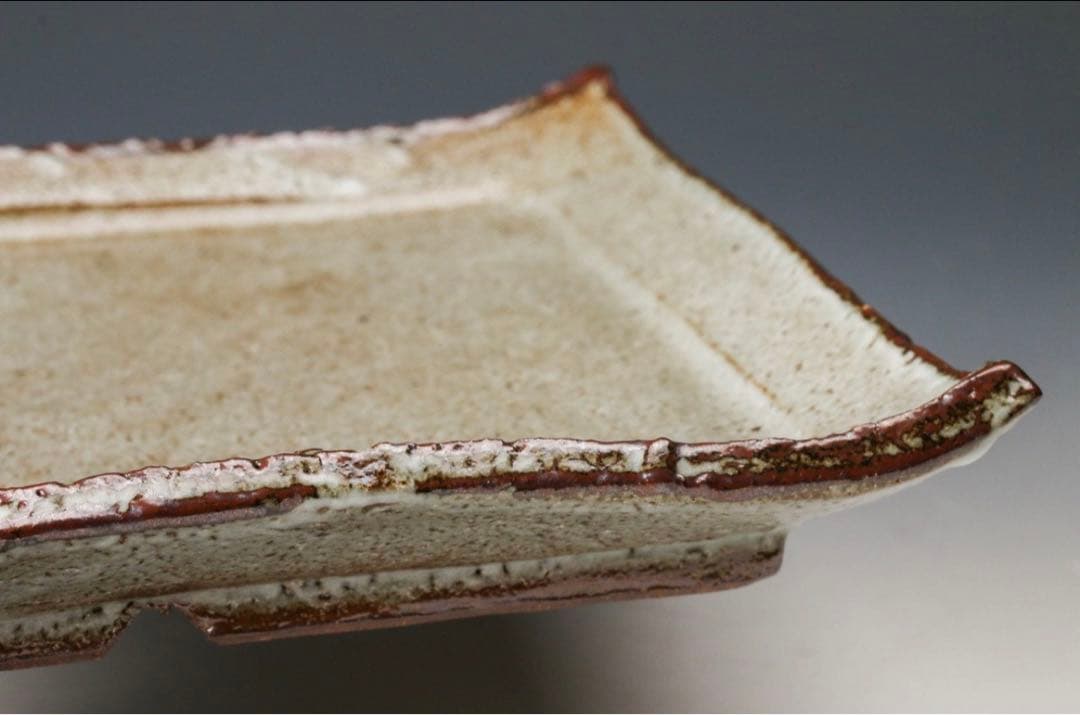 【極レア】40万円 梅華皮角皿 五客 銘々皿