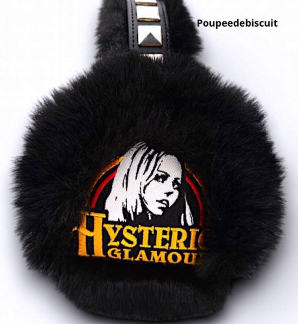 ★レア★ヒステリックグラマー　スタッズ＆刺繍　ファーイヤーマフ