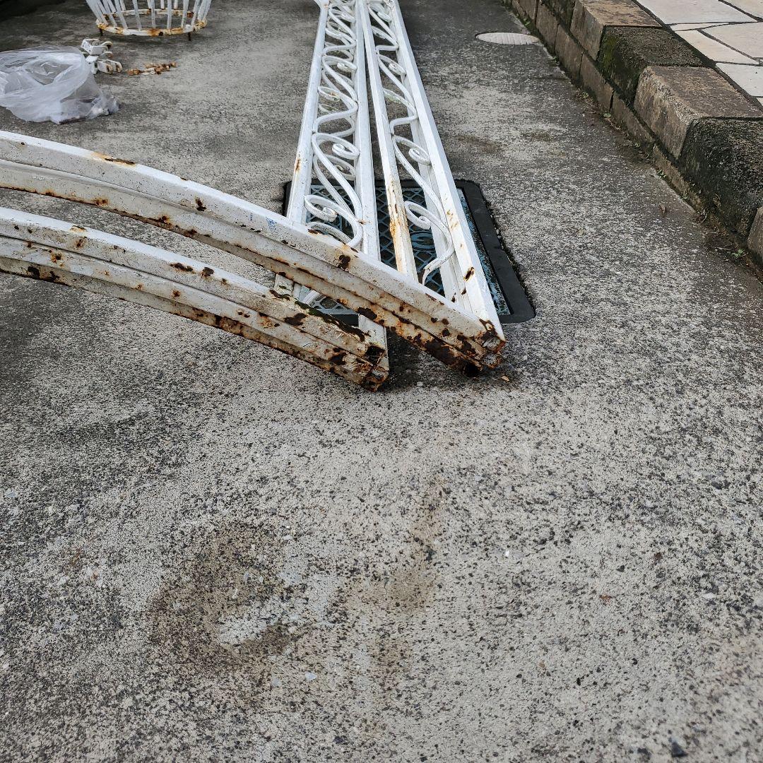 アンティーク　大型 ガゼボ　分解済み