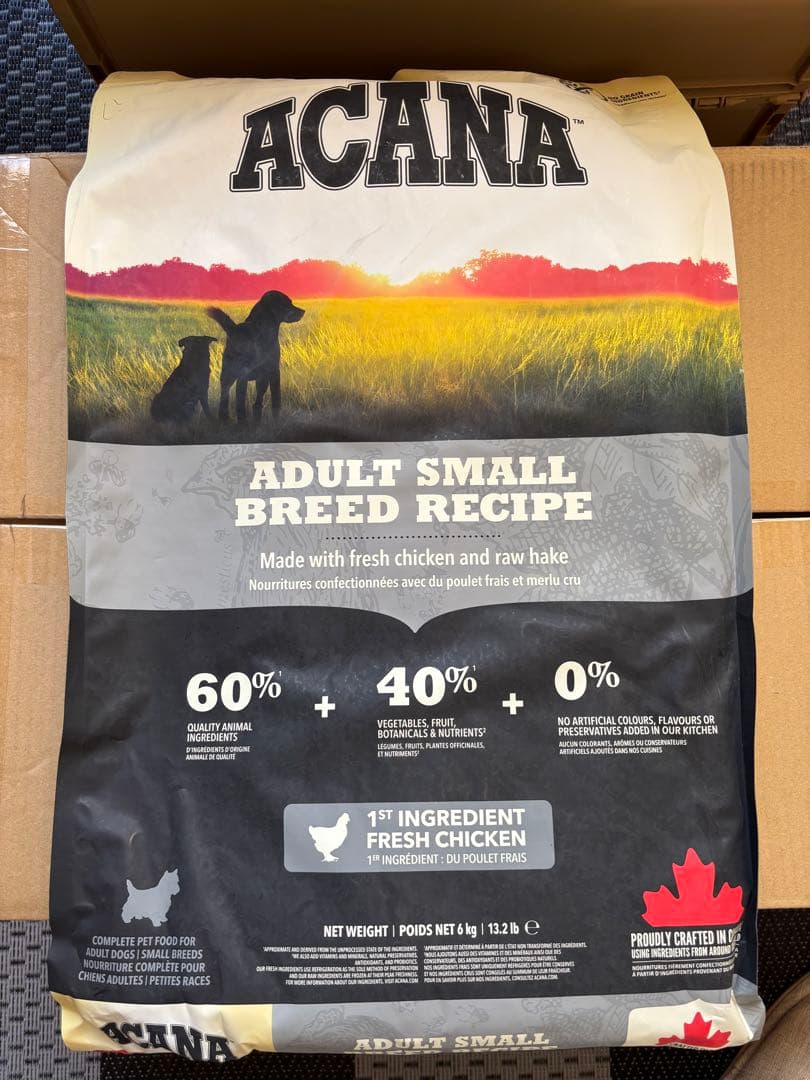 アカナアダルトスモールブリード6kg