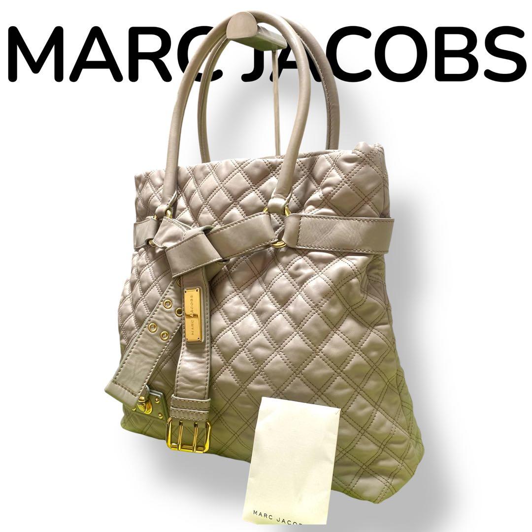 MARC JACOBS マークジェイコブス　キルティングレザー　トートバッグ　革