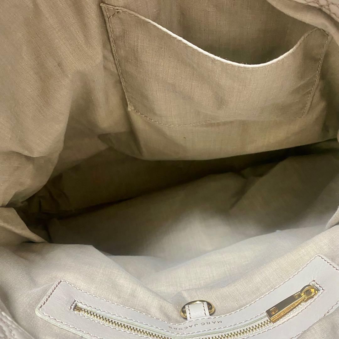 MARC JACOBS マークジェイコブス　キルティングレザー　トートバッグ　革