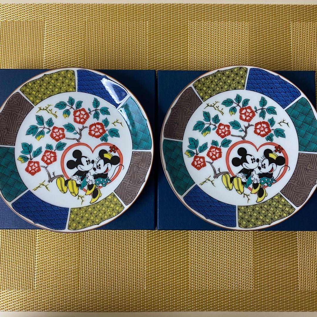 最終値下げ【TDR】九谷焼 取り皿 ミッキー ミニー 2点