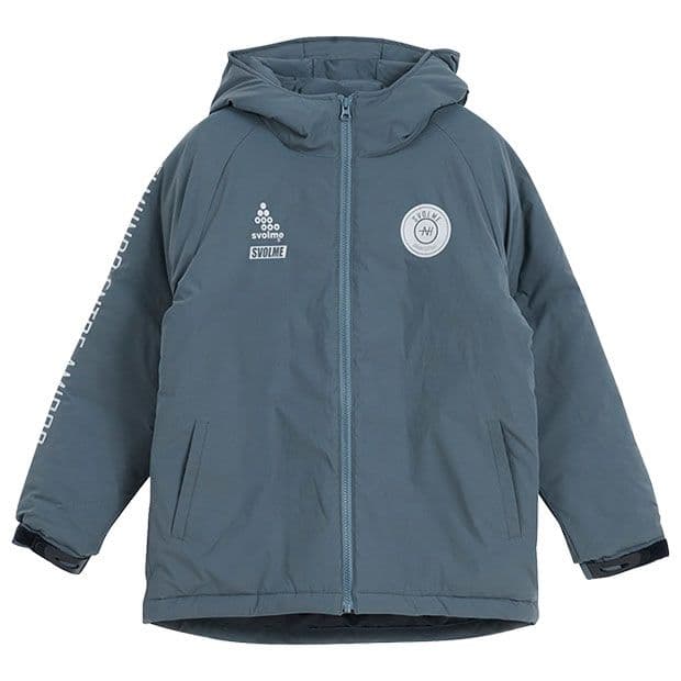 新品SVOLE発熱中綿ウォーマージャケット灰