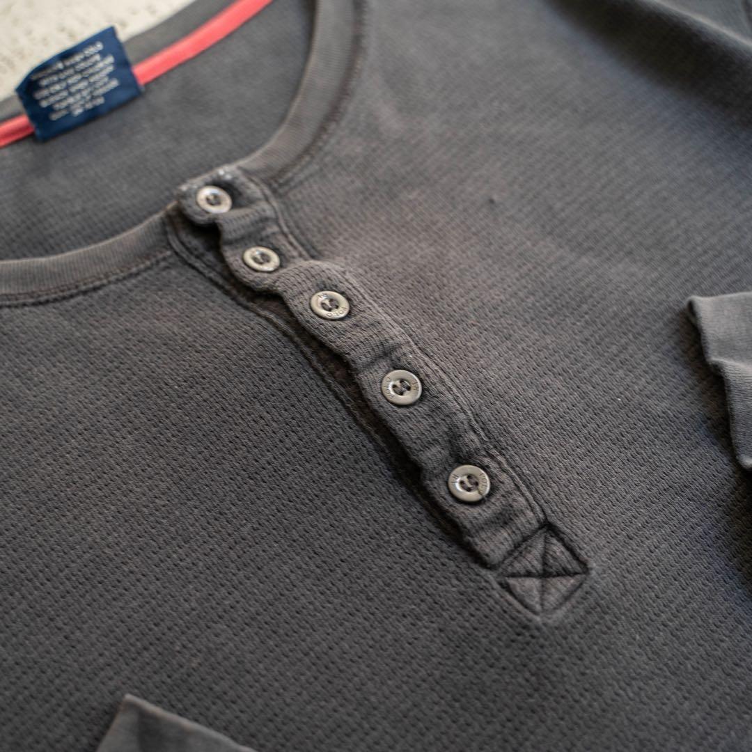 90s Polo Ralph Lauren フェード ヘンリーネック サーマル