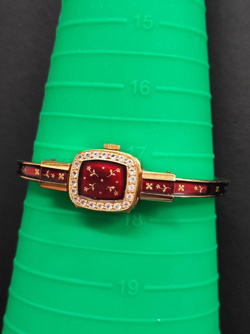 Chandler 17jewels 手巻き腕時計 バングル 稼働品