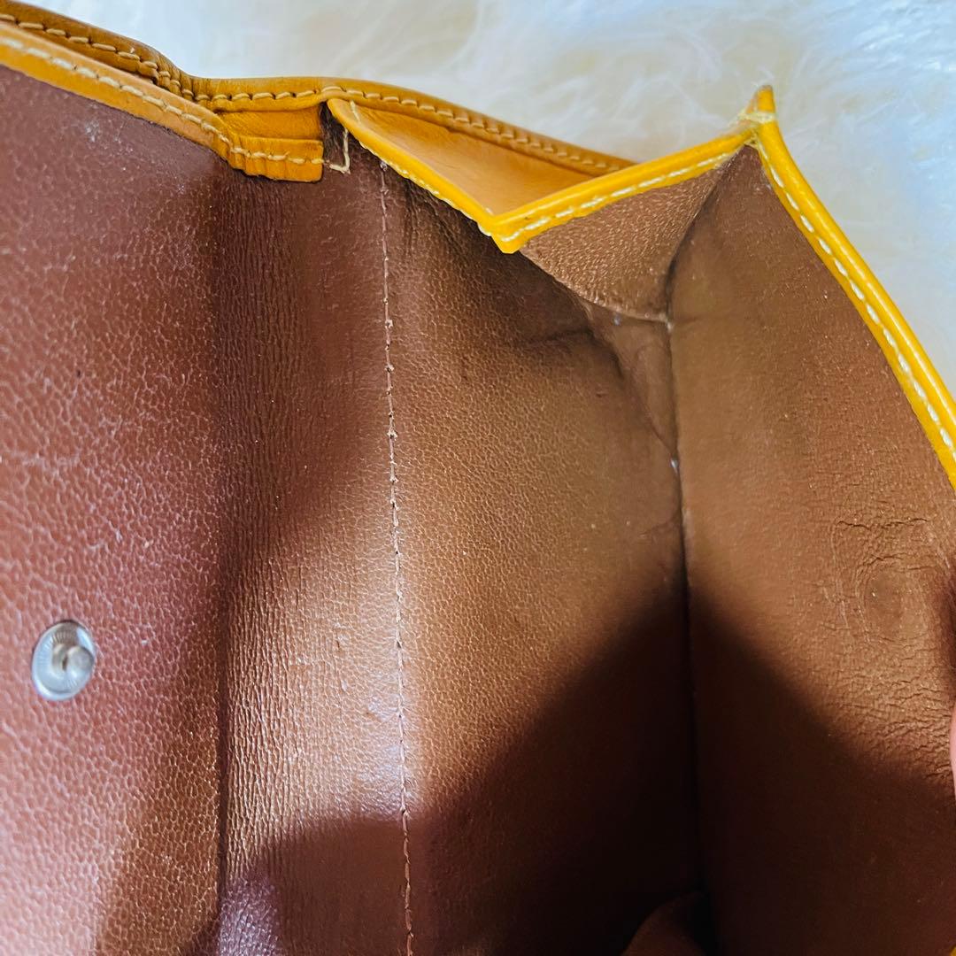 ホワイトハウスコックス 三つ折り財布 ブライドルレザー 本革 スタッズ