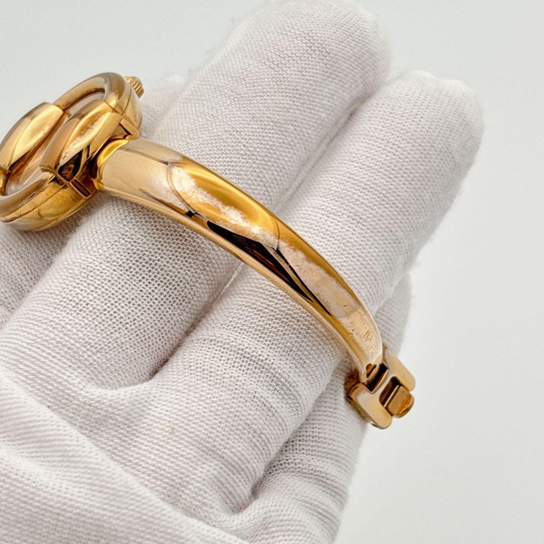 【希少・電池新品・完備】GUCCI 1400L ゴールド GG柄 ラウンド