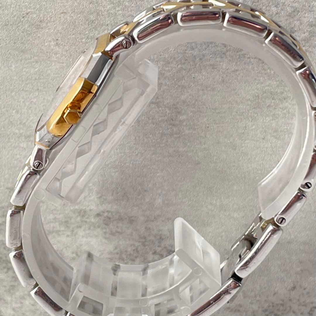 稼動品　美品　YSL イヴサンローラン　青文字　ゴールドバー　オクタゴン　腕時計