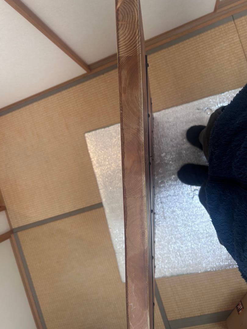 ダイニングテーブル 120cm 面取り加工 スチール