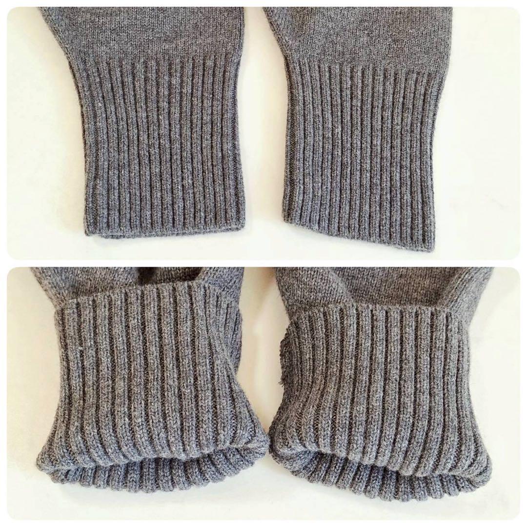 B2047 23区 ウールカシミヤ タートルネックニット 46 大きい 洗える