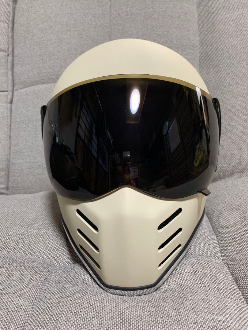 RIDEZ フルフェイスヘルメット アイボリー