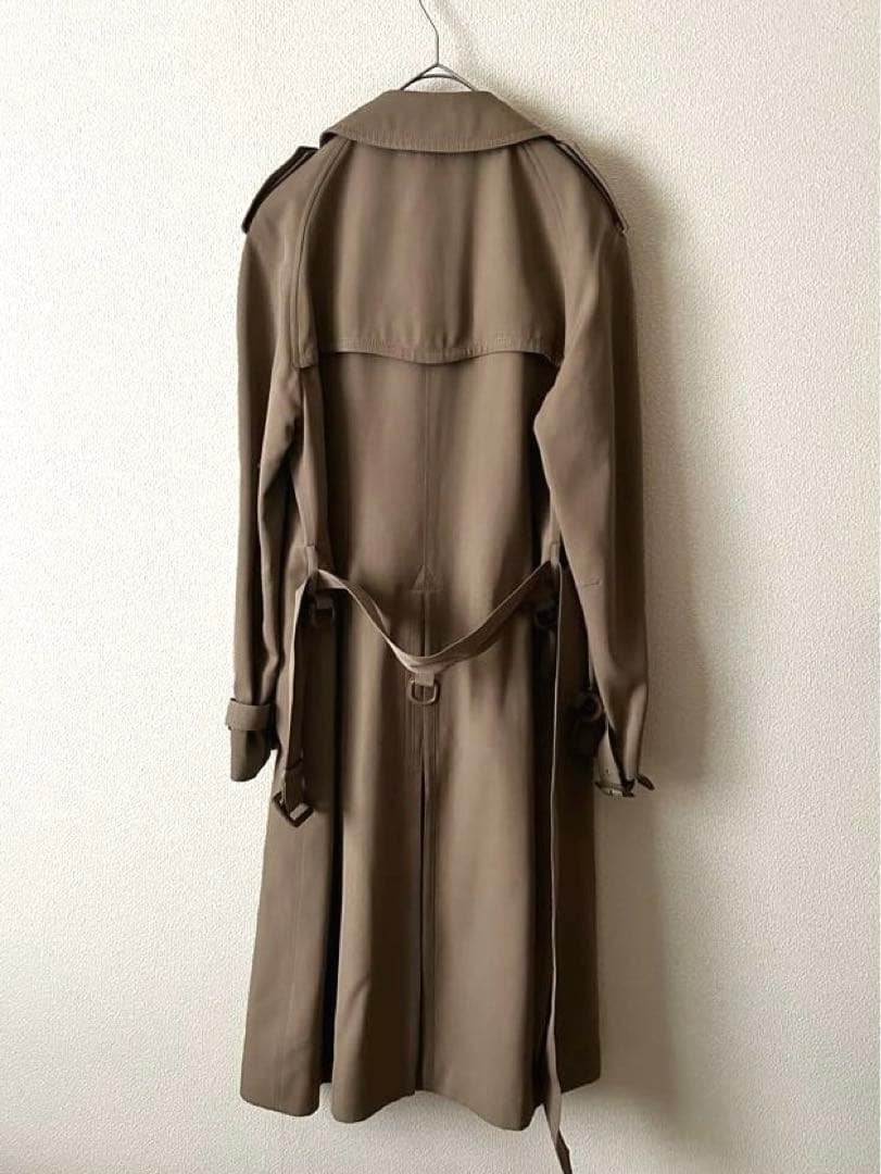 ジャケット・アウター EDWARDS Wool Trench Coat Taupe