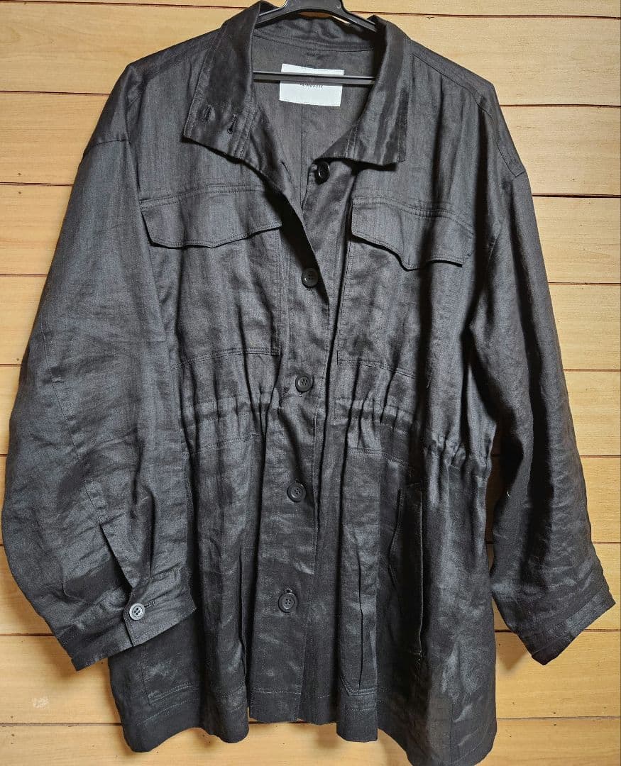 FRAMeWORK ラミースタンドブルゾン　ブラック