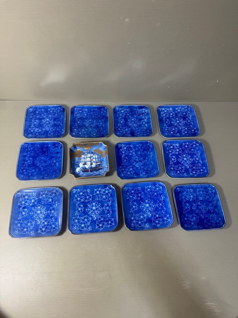 2605 深川製磁　皿　12客