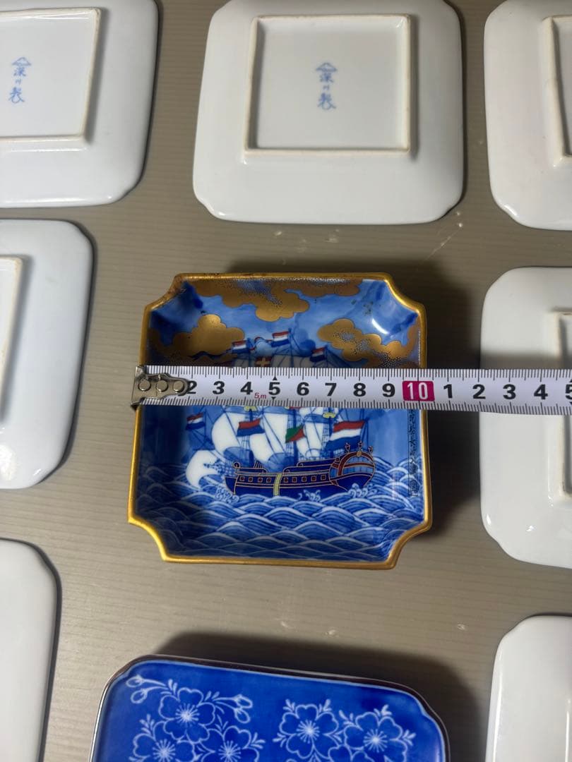 2605 深川製磁　皿　12客