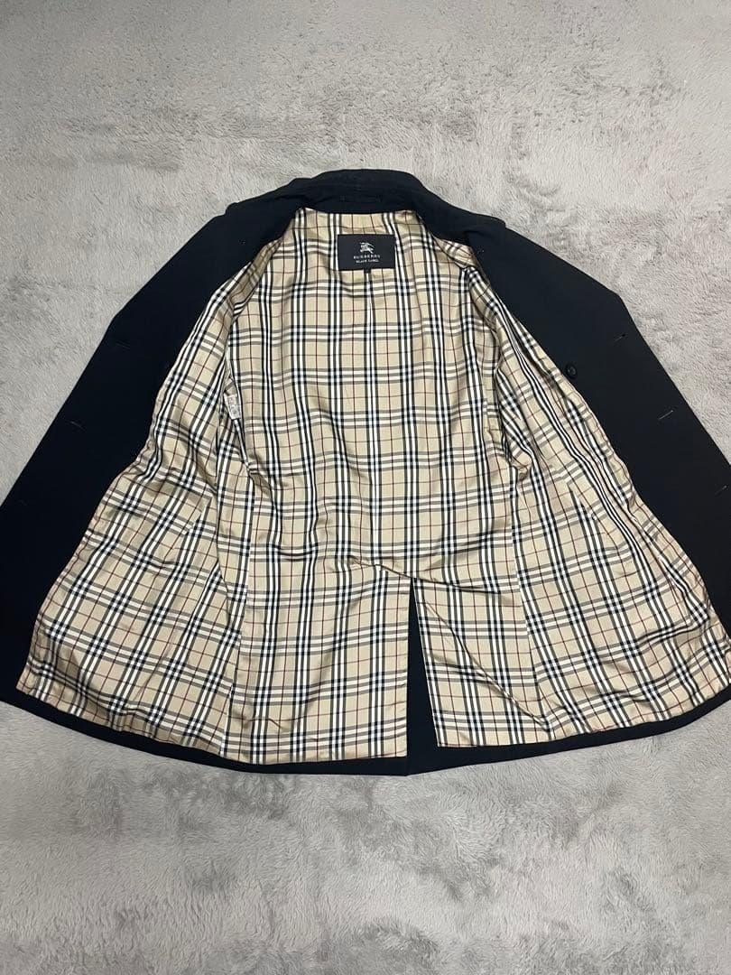 まるあき【超美品】BURBERRY BLACK LABEL トレンチコート