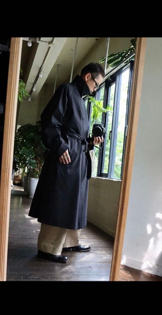 ジャケット・アウター Gabardine Double Belt Trench Coat