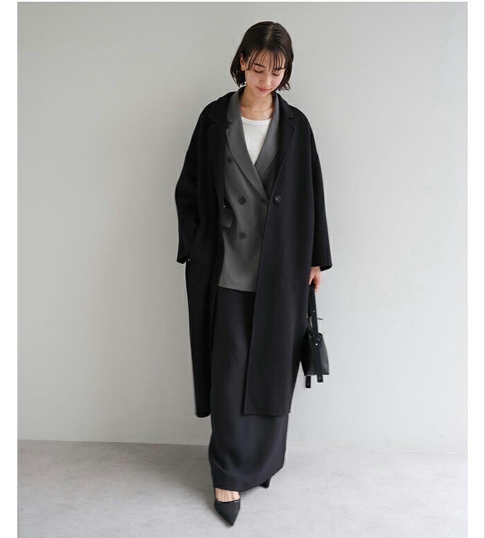 本日中削除　【MTサイズ】新品　evernavy リバーロングコクーンコート