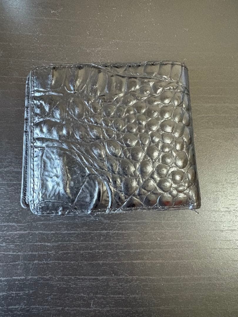 DIESEL/ディーゼル/二つ折り財布　クロコ値下げ可能