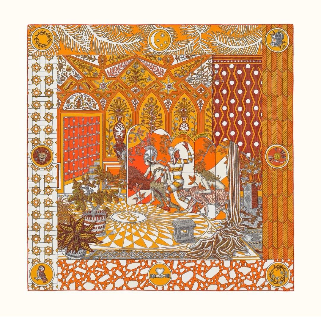 本日限りお値下げ！【超美品】HERMES カレジェアン 90大判　ストール