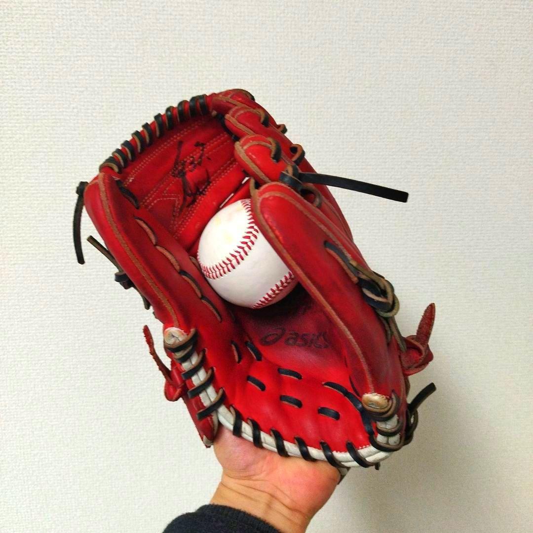056 アシックス ゴールドステージ 大谷モデル 軟式少年 投手用グローブ