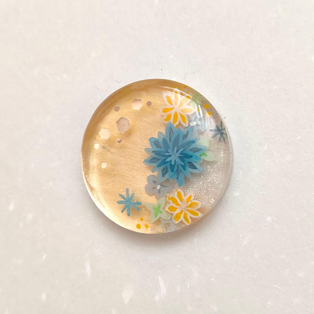 【962】ハンドメイド　レジン　ヘアゴム　ポニーフック