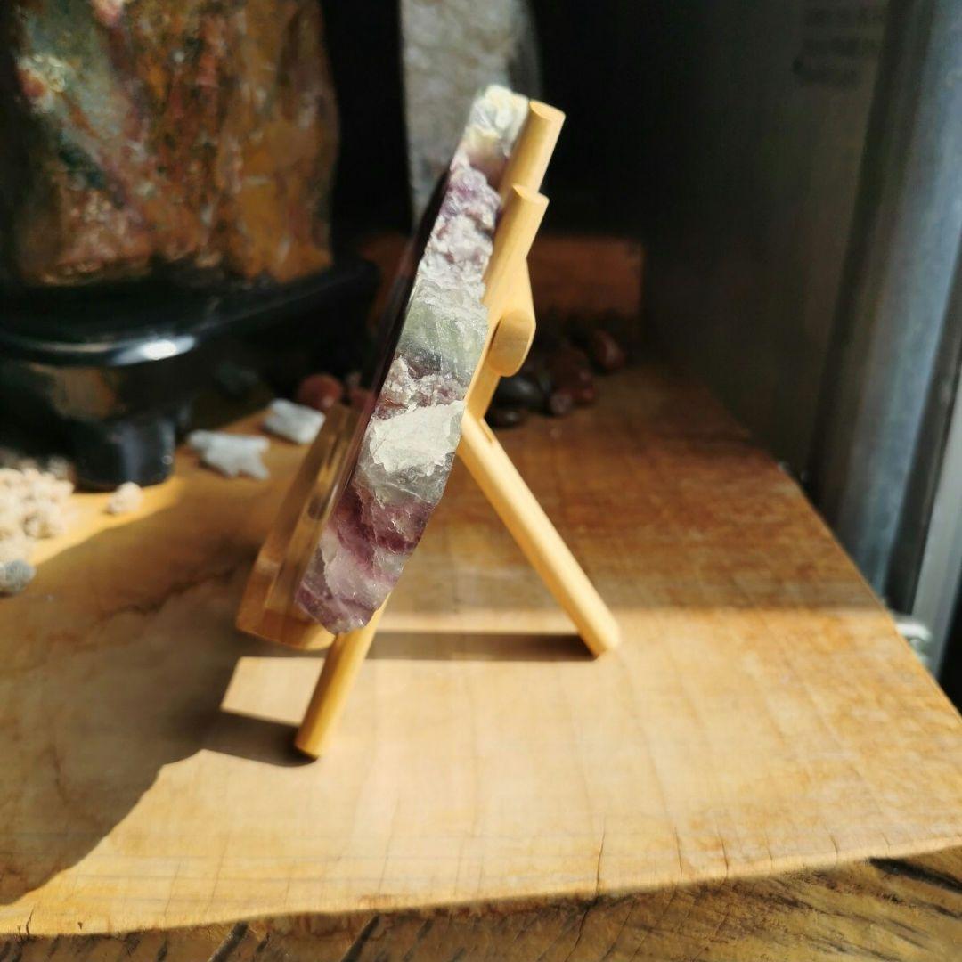 フローライト　1196グラム　鑑賞石　石 置物　オブジェ　インテリア