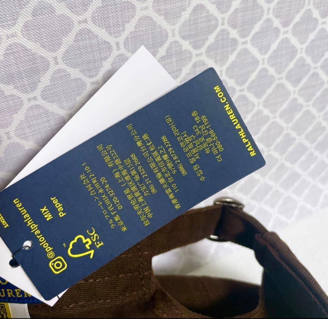 数量限定✨️【大人気☆即完売品】ラルフローレン キャップ 帽子 タグ付 男女兼用