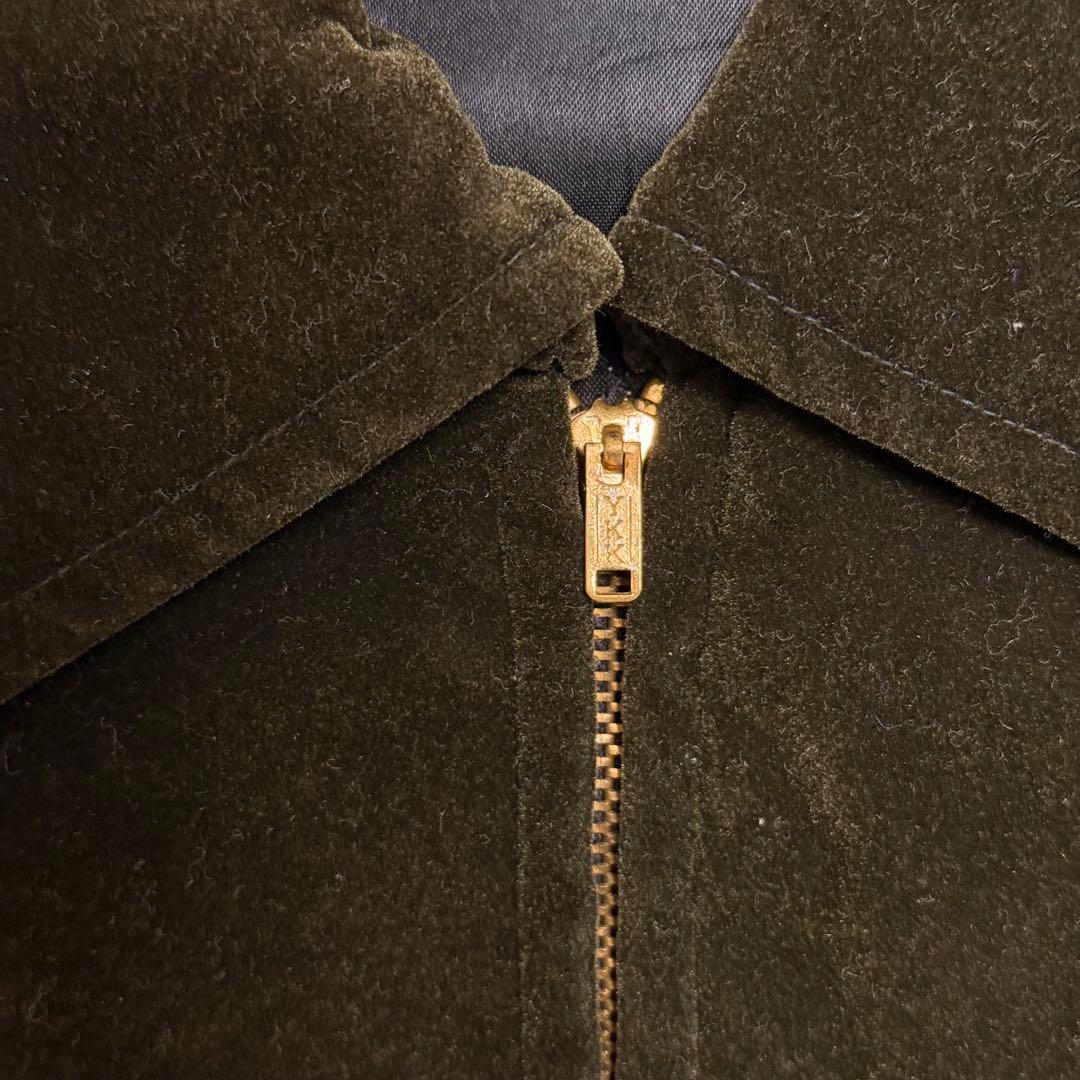 ヴィンテージ ベロア スーベニアジャケット プルオーバー 推定60sベトジャン