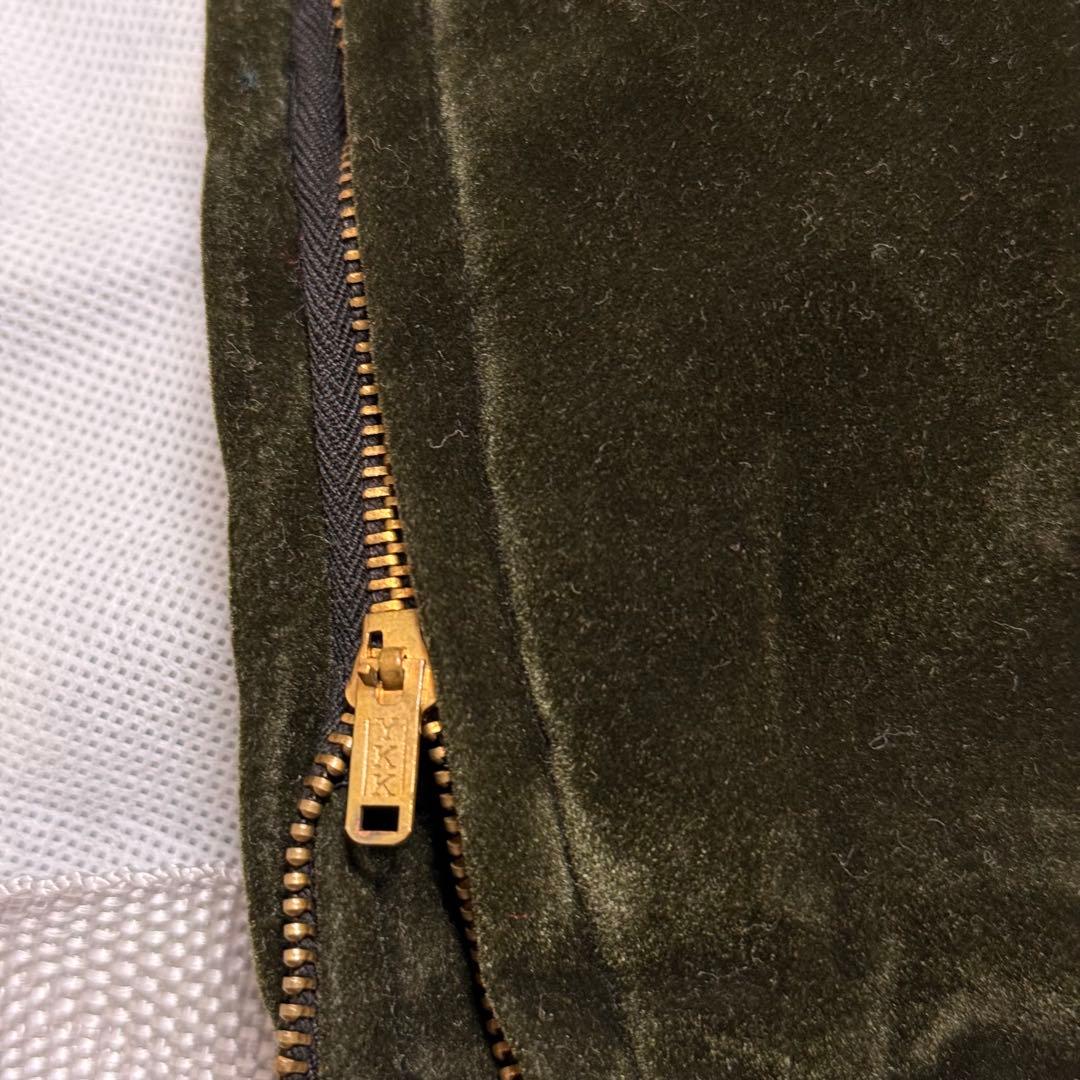 ヴィンテージ ベロア スーベニアジャケット プルオーバー 推定60sベトジャン