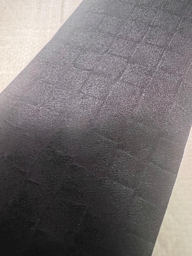 BOTTEGA VENETA シルク100% ネクタイ イントレチャート 黒