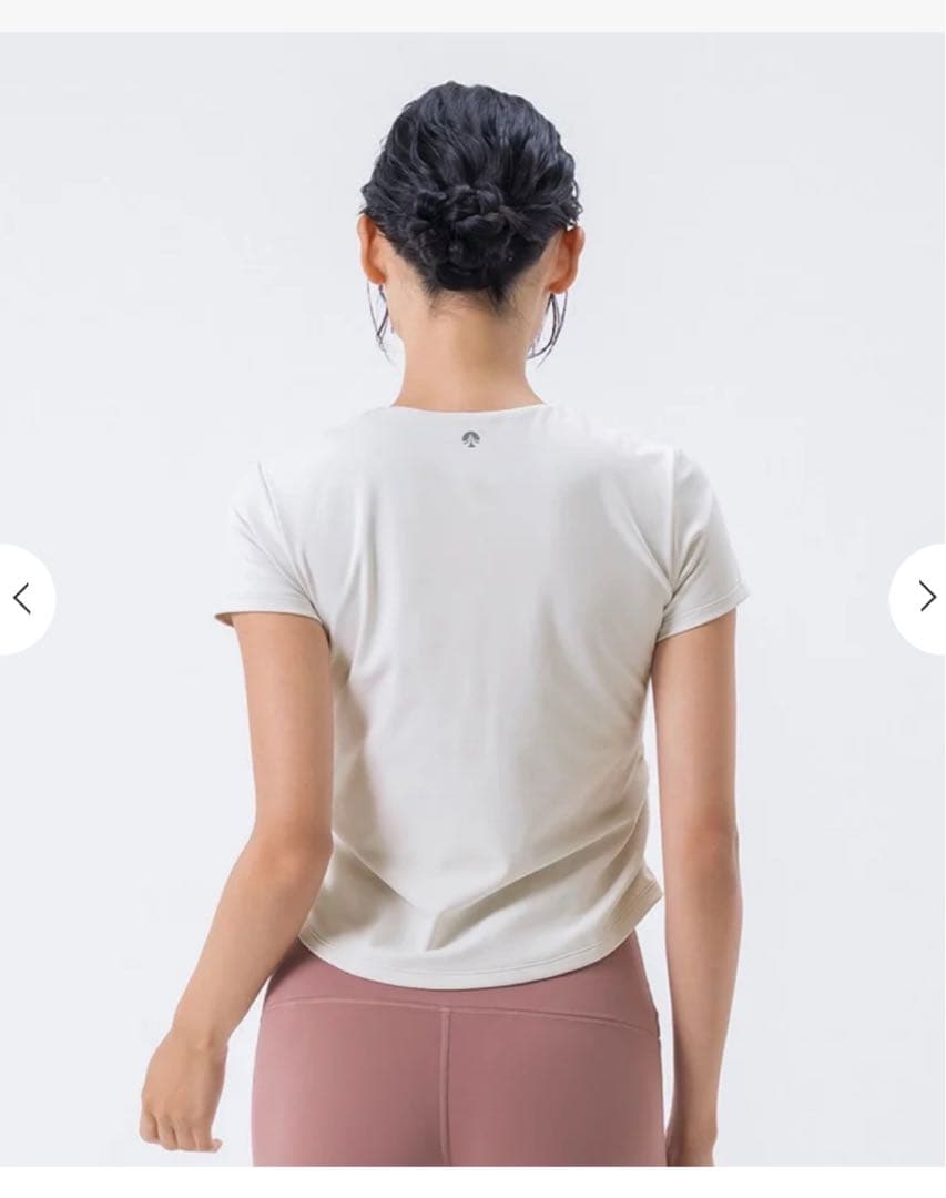 SUKALAくすみピンクトレンカとカップ付きサイドギャザーTee Lサイズ