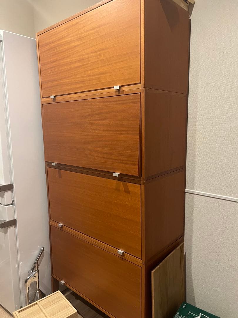 Fritz Hansen 木製ラック 引き出し式