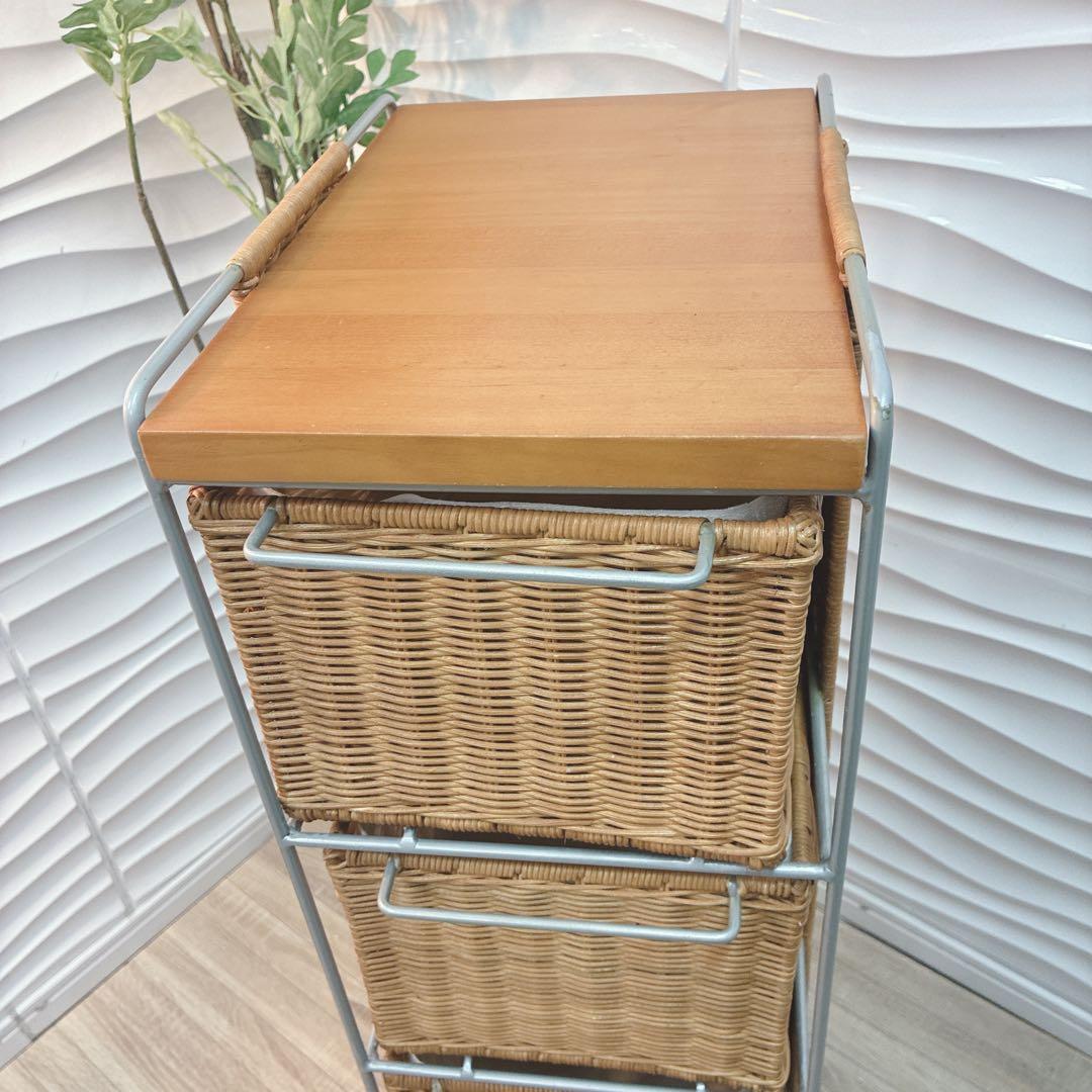 ◇ベルメゾン◇ランドリーチェスト◇ラタン収納◇