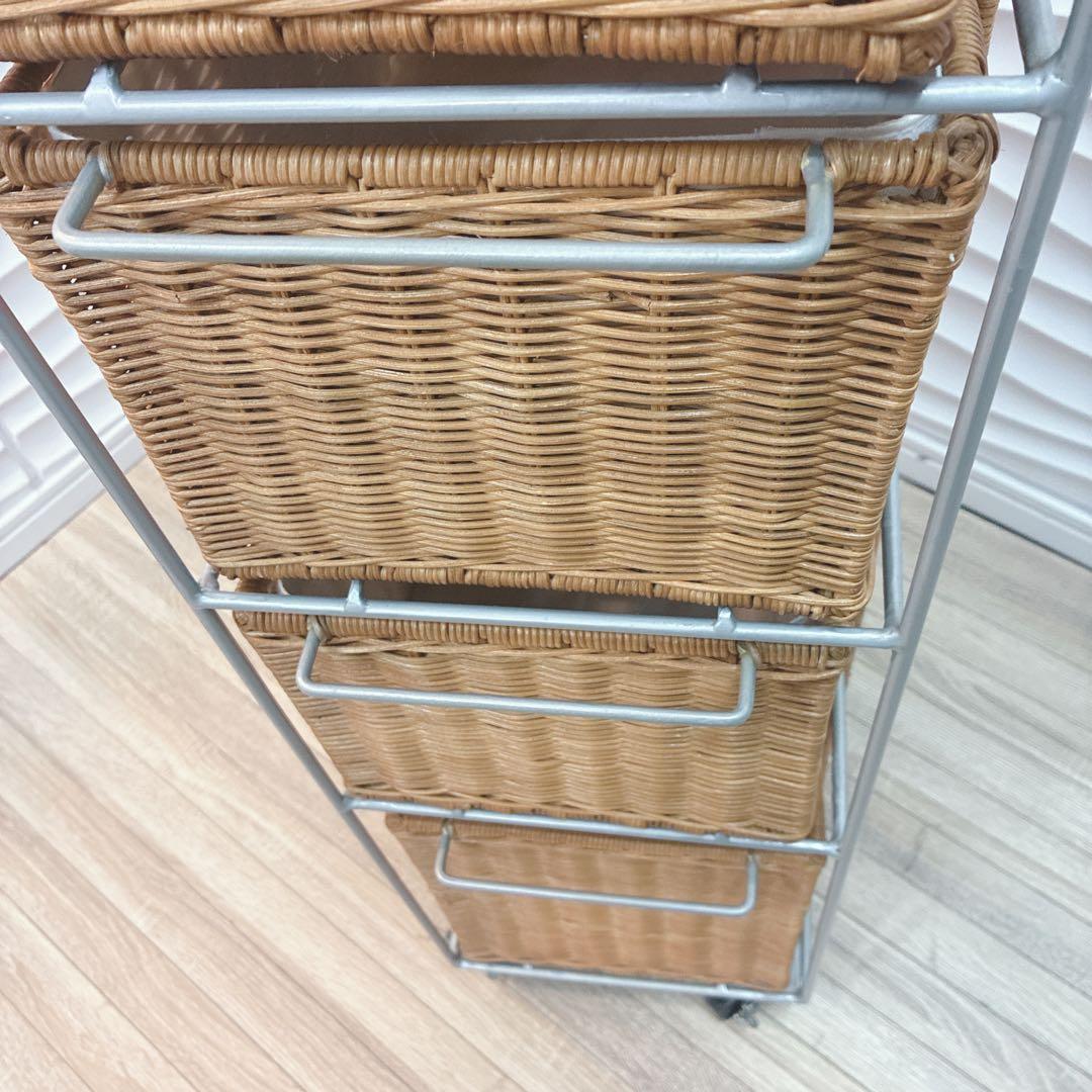 ◇ベルメゾン◇ランドリーチェスト◇ラタン収納◇