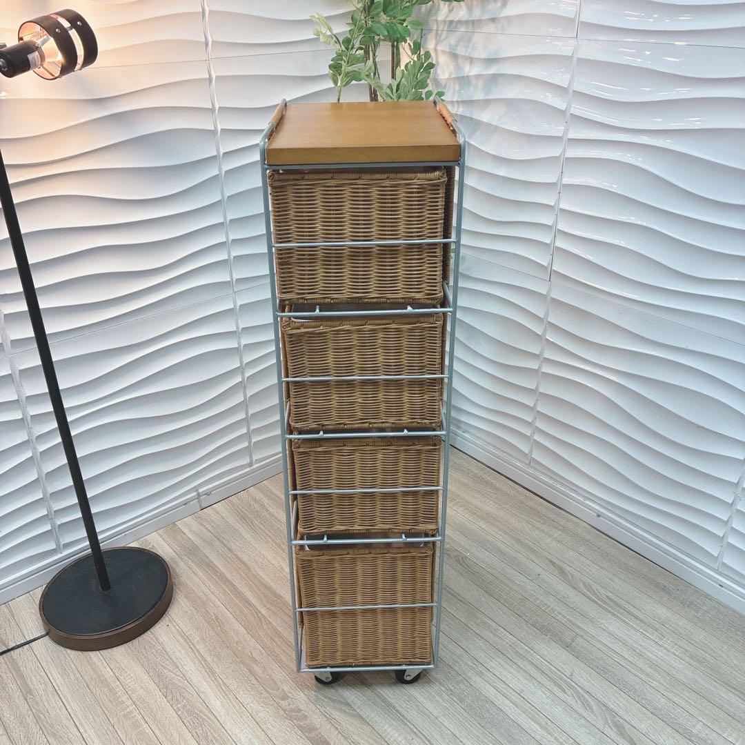 ◇ベルメゾン◇ランドリーチェスト◇ラタン収納◇