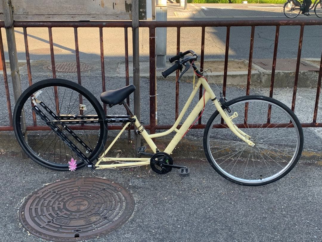 シャコタンチャリ フレーム、Lステーハンドル、のみ大阪府岸和田市引き取り限定