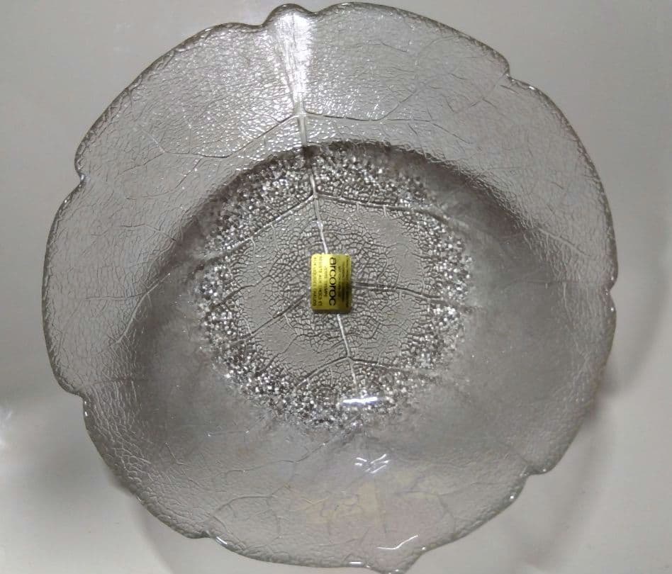 未使用ビンテージ arcoroc france フランス製強化ガラスアスペン大鉢