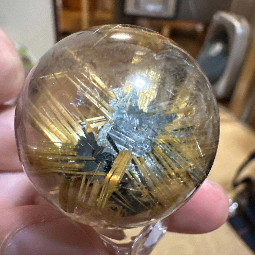 太陽放射ルチル　スフィア3.2cm