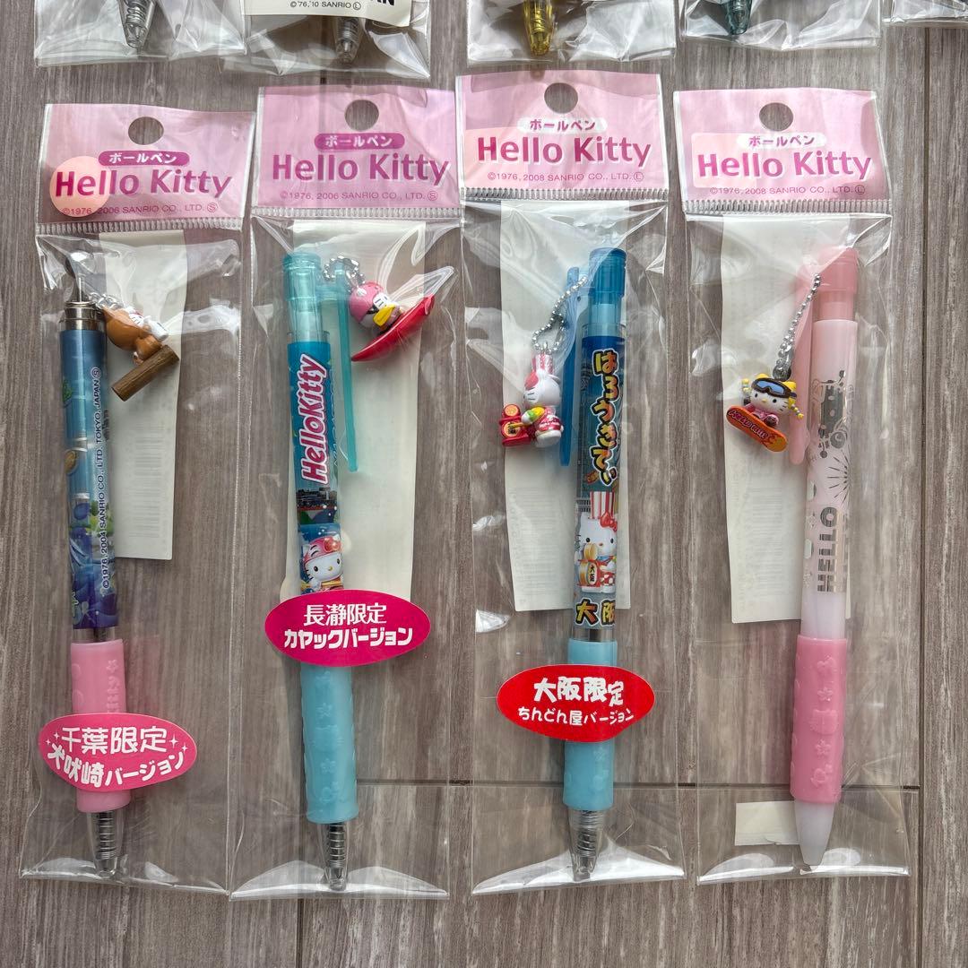 ハローキティ ご当地ボールペン 9本